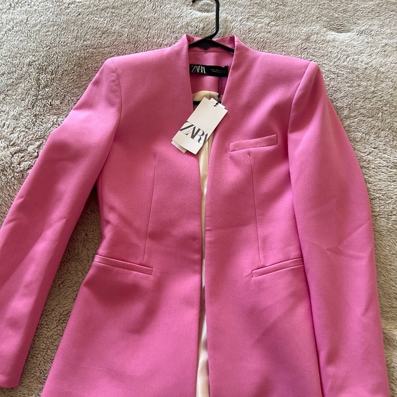 Zara Jackets & Blazers - Zara pink blazer